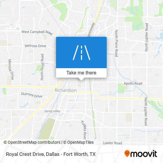 Royal Crest Drive map