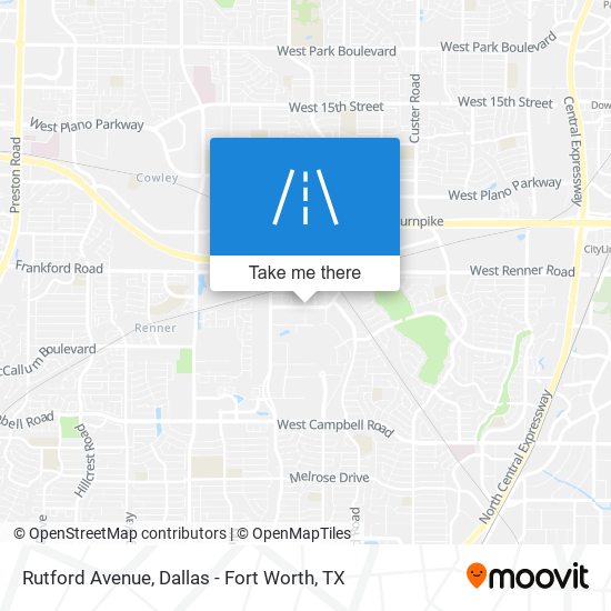 Mapa de Rutford Avenue
