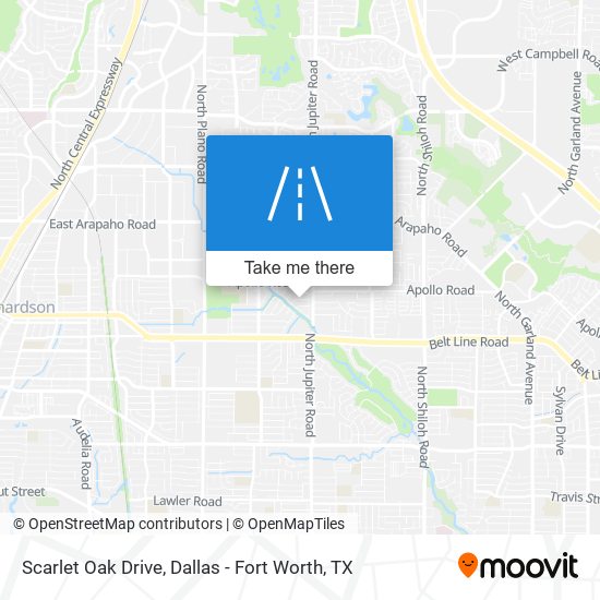 Scarlet Oak Drive map