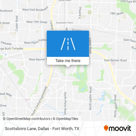 Mapa de Scottsboro Lane