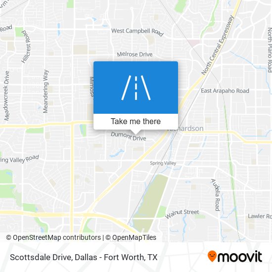 Scottsdale Drive map