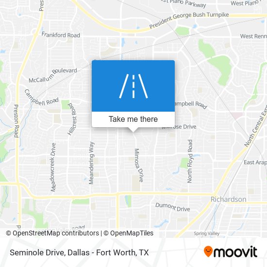 Seminole Drive map