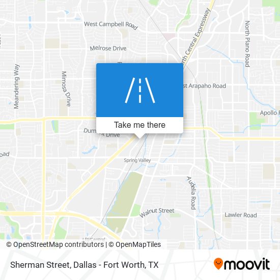 Mapa de Sherman Street