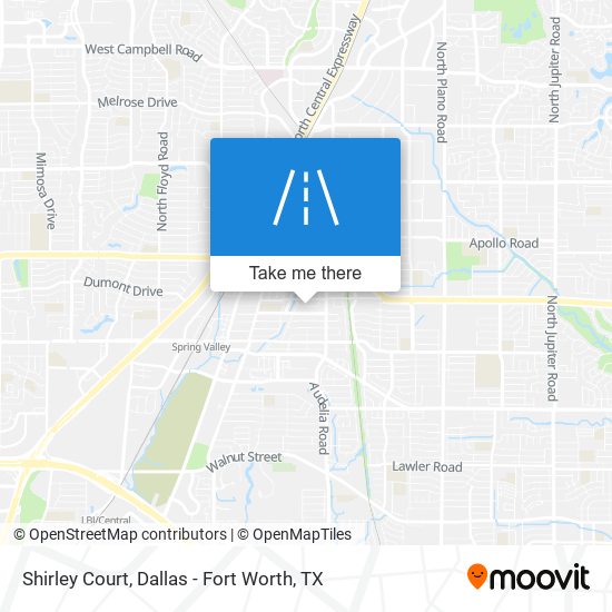 Shirley Court map