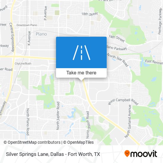 Mapa de Silver Springs Lane