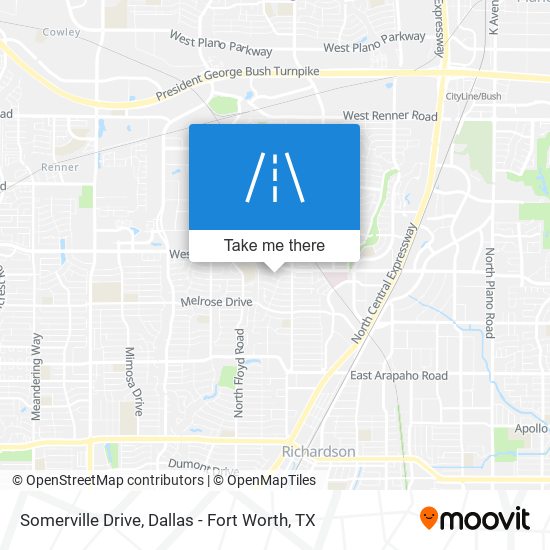 Mapa de Somerville Drive