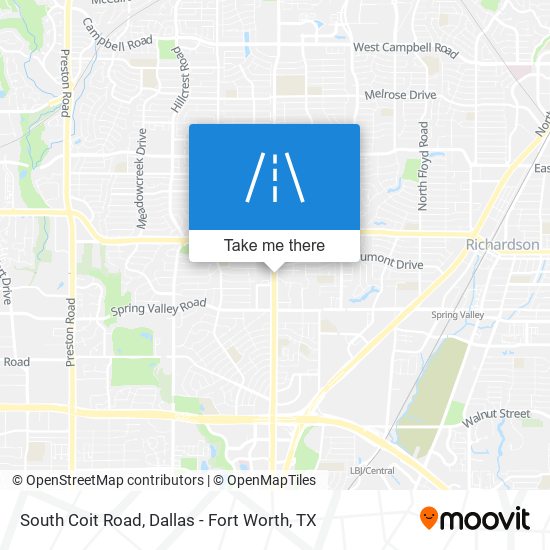 Mapa de South Coit Road