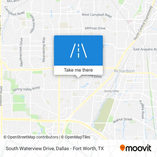Mapa de South Waterview Drive