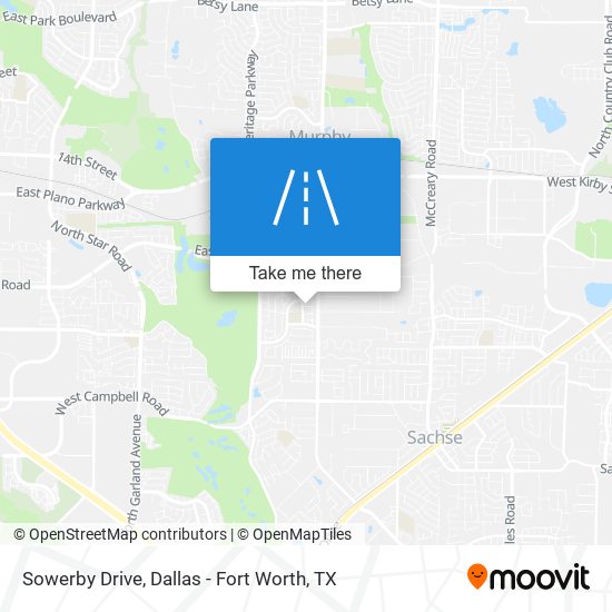 Sowerby Drive map
