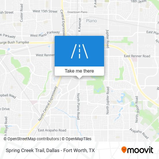 Spring Creek Trail map