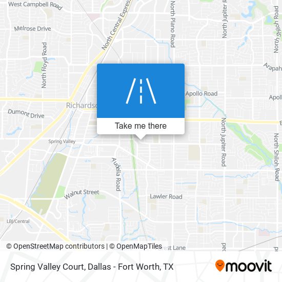 Spring Valley Court map