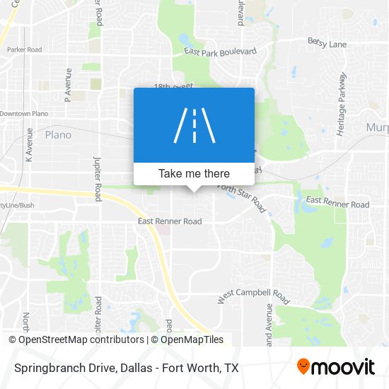 Springbranch Drive map