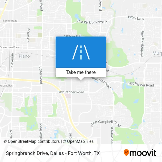 Springbranch Drive map