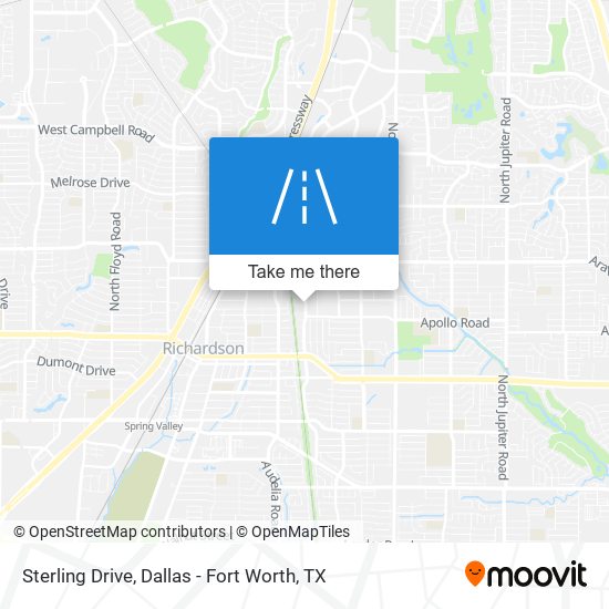 Sterling Drive map