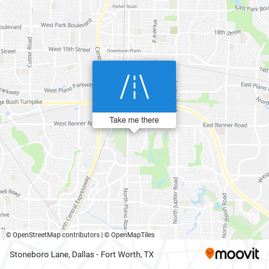 Stoneboro Lane map