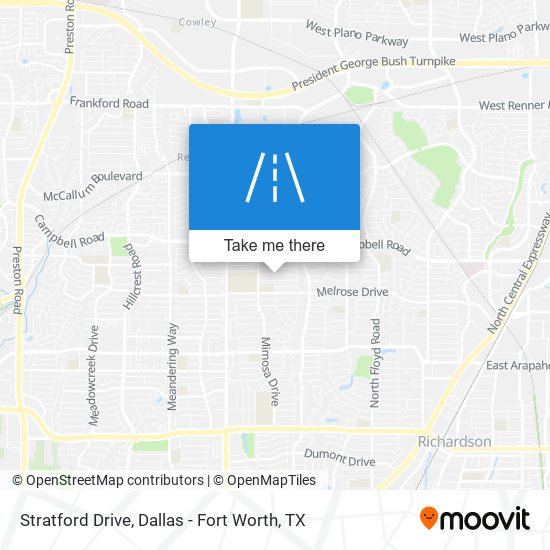 Stratford Drive map