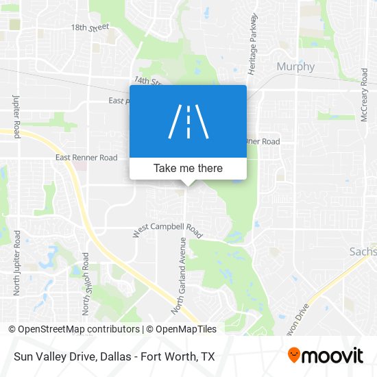 Sun Valley Drive map