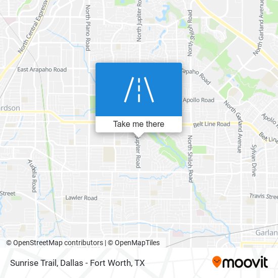 Sunrise Trail map