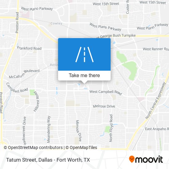 Tatum Street map
