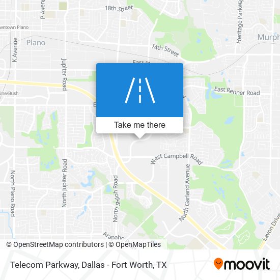 Telecom Parkway map