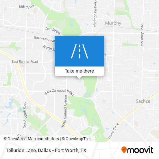 Telluride Lane map