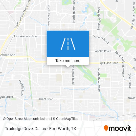 Trailridge Drive map