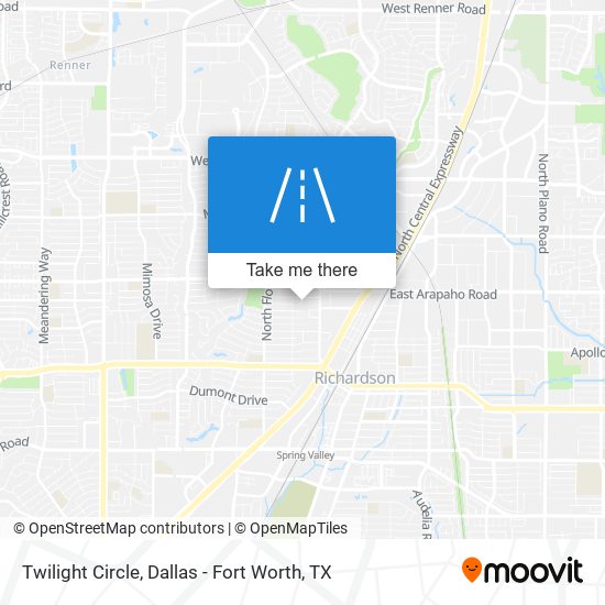 Twilight Circle map