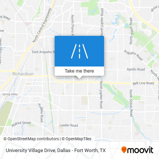 University Village Drive map