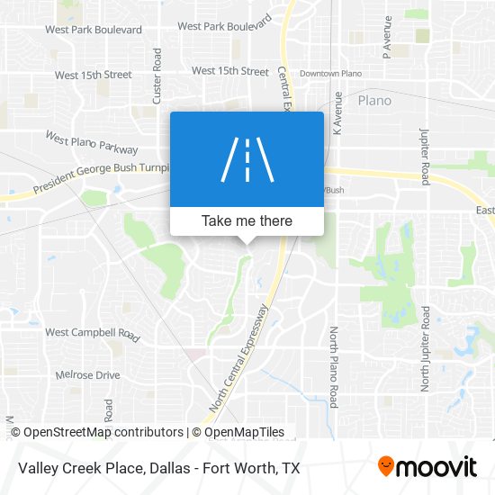 Valley Creek Place map