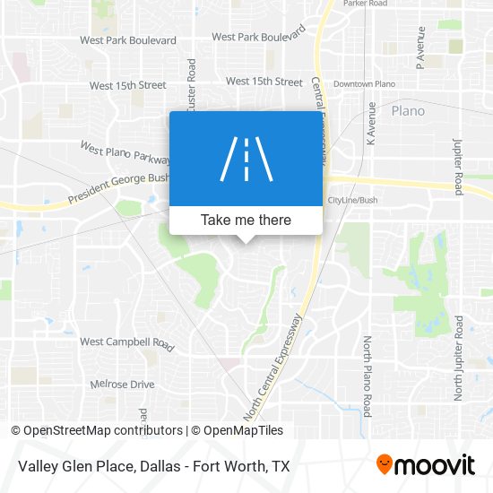 Valley Glen Place map