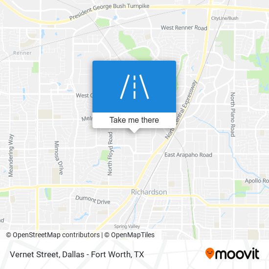 Vernet Street map