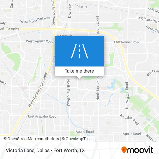 Victoria Lane map