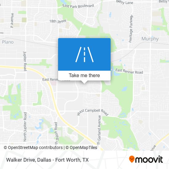 Walker Drive map