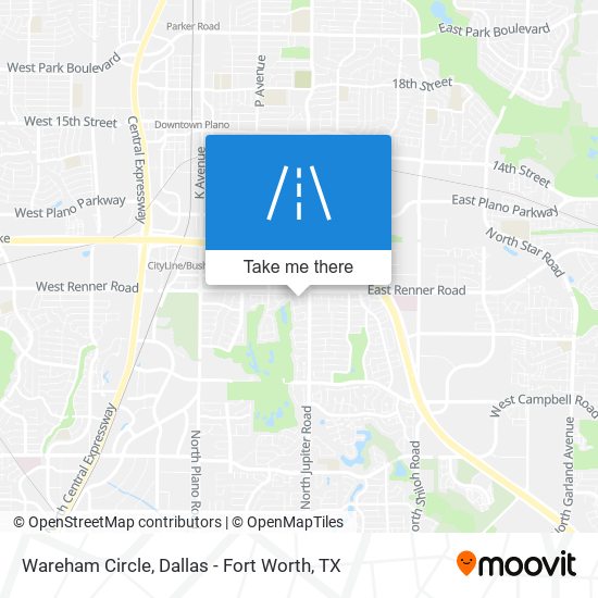 Wareham Circle map
