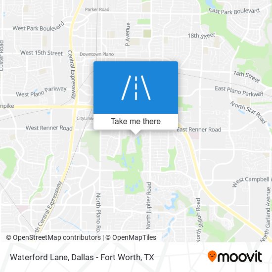 Waterford Lane map