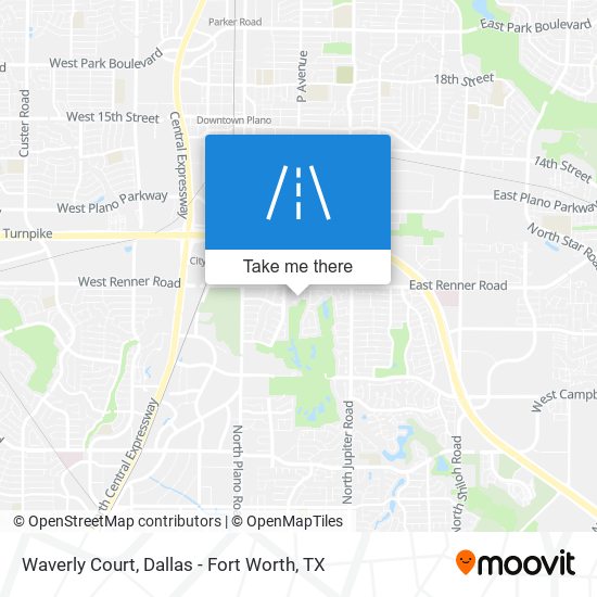 Mapa de Waverly Court