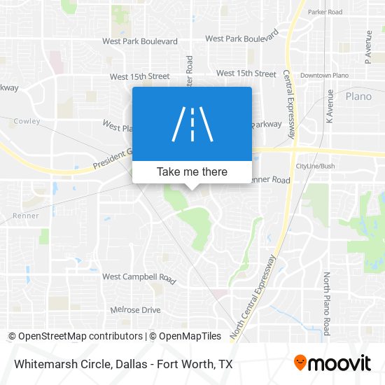 Mapa de Whitemarsh Circle