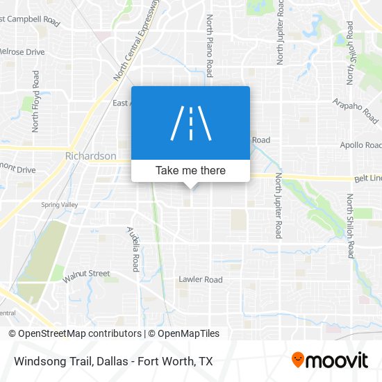 Windsong Trail map