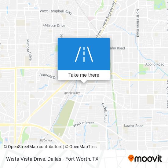 Mapa de Wista Vista Drive