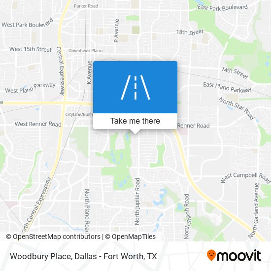 Mapa de Woodbury Place