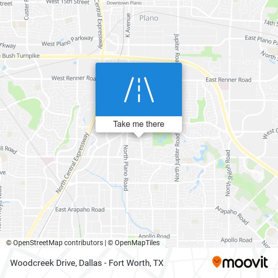 Woodcreek Drive map