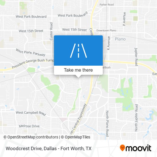 Woodcrest Drive map