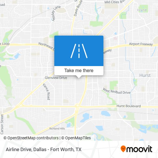 Airline Drive map