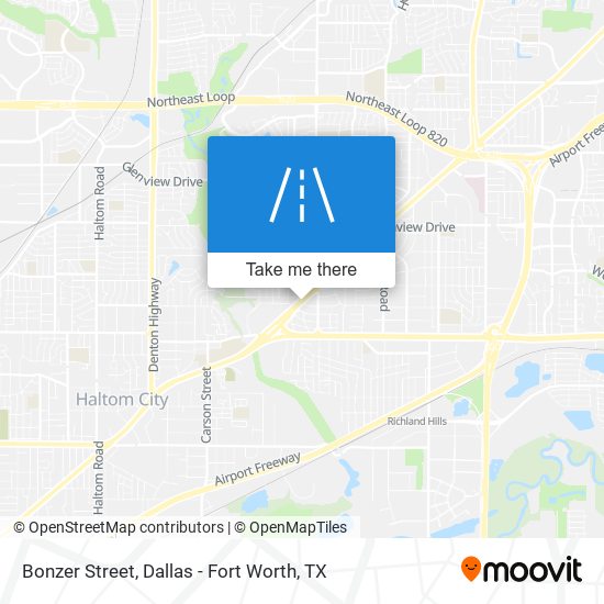 Bonzer Street map