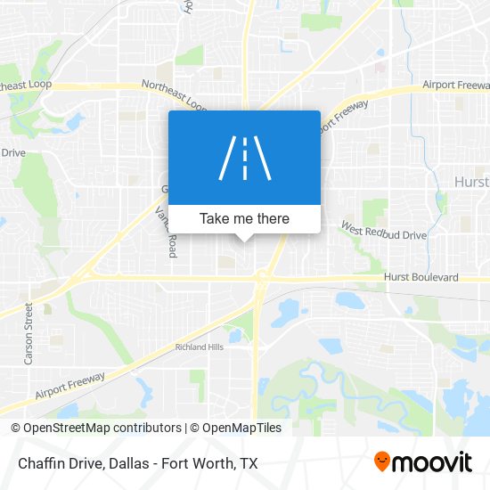 Chaffin Drive map