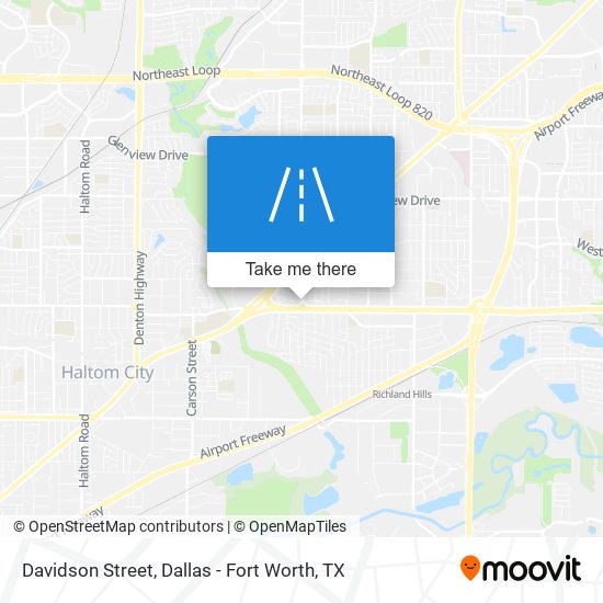 Davidson Street map