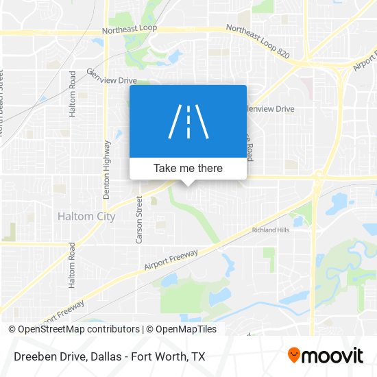 Dreeben Drive map