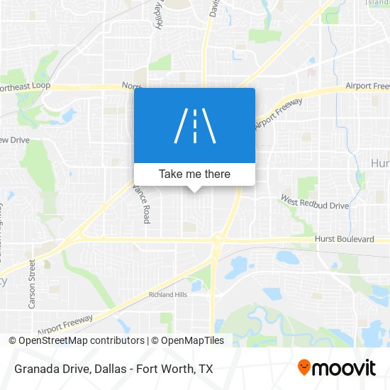Mapa de Granada Drive