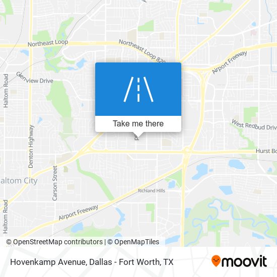 Hovenkamp Avenue map