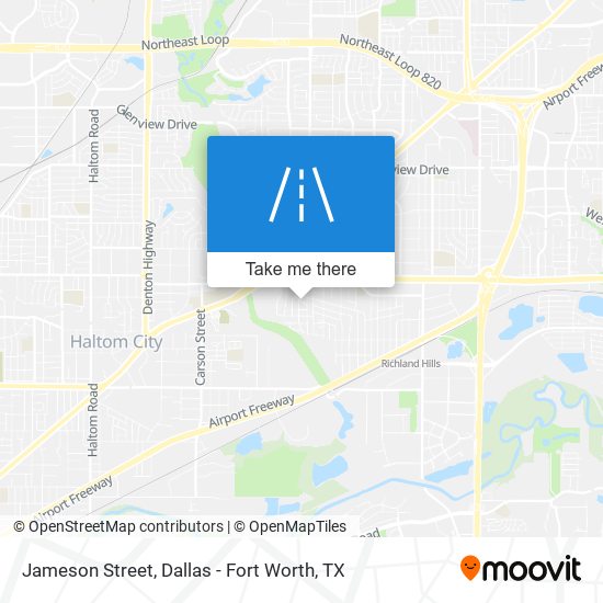 Jameson Street map
